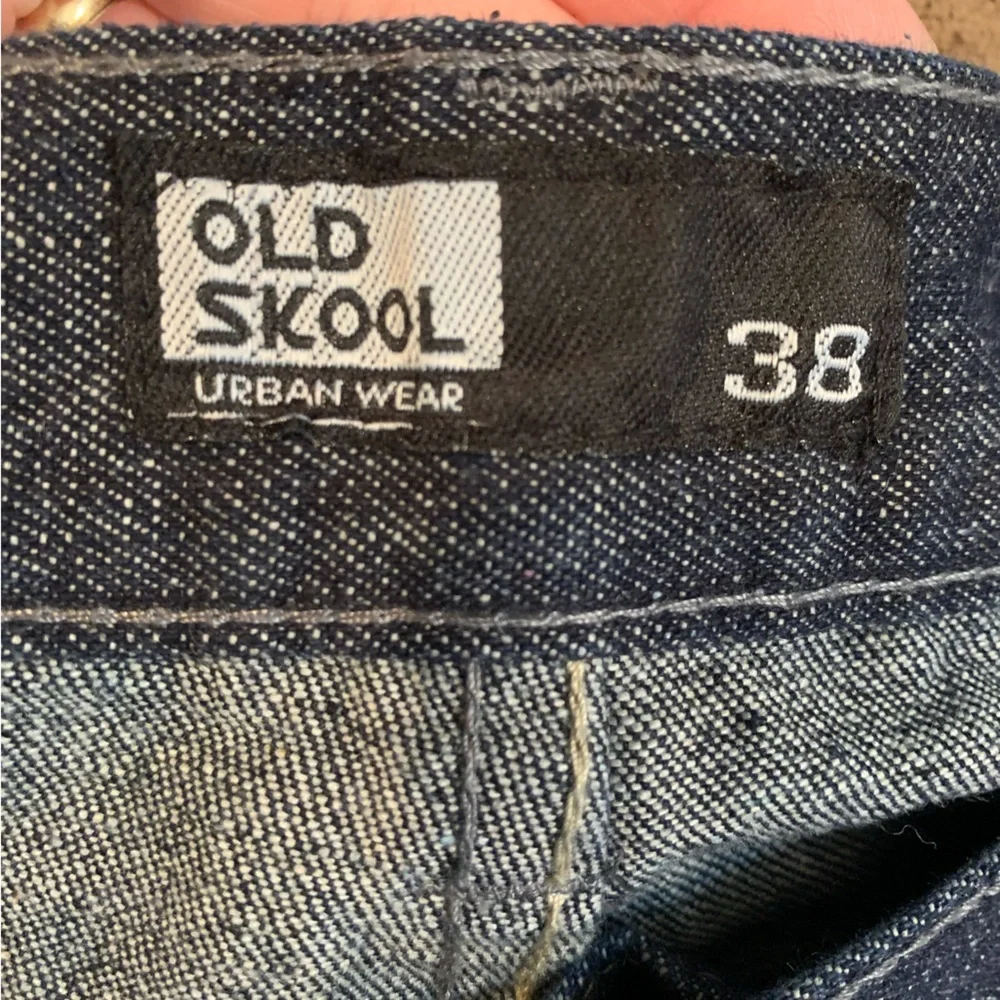 Old Skool Urban Wear Dark Wash Men's Jeans 38x32 Streetwear, Skateboard